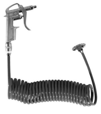 KIT PISTOLA DE SOPLADOR DE CABINA, MANGUERA GRIS, 4.5mts1