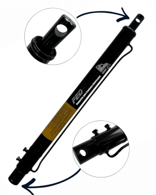 CILINDRO DE ELEVACIÓN DE CABINA, IZQUIERDO INTER 9800 (804221)1