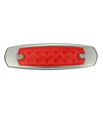 PACK LUZ LED 12 INDICADORA POSICIÓN FRENO  12V-24V_ROJA1