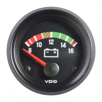 VOLTÍMETRO DE MEDICIÓN INTERNACIONAL (8-16 V) X52 MM 12 V1