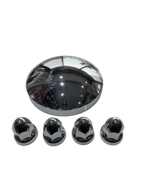 KIT, TAPA DE MAZA CROMADAS, REDONDA (comp)1