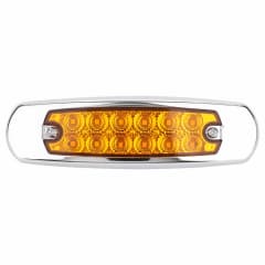 PACK LUZ LED 12 INDICADORA POSICIÓN FRENO  12V-24V_AMARILLA
