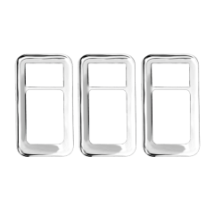 BISEL EN ABS CROMADO PARA SWITCH DE INTERNATIONAL 3PCS