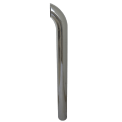 TUBO DE ESCAPE CROMADO 5X60 CURVO GPM