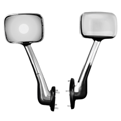 ESPEJO CROMADO COMPLETO PARA CAPOT, FREIGHTLINER CASCADIA, IZQ