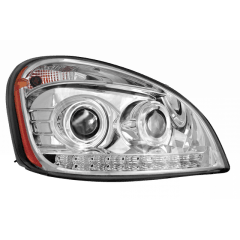 FARO PRINCIPAL FREIGHTLINER CASCADIA C/LUPA LED LUZ MEDIA DER
