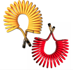 PACK MANGUERA ESPIRAL DE AIRE M16 CAMIÓN EUROPEO ROJA/AMARILLA