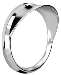 CUBIERTA PARA MEDIDOR DE TABLERO INTERNO CON VISERA ABS CROMADO FREIGHTLINER CE