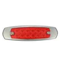 PACK LUZ LED 12 INDICADORA POSICIÓN FRENO  12V-24V_ROJA