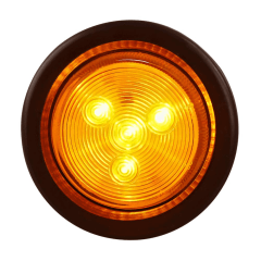 FOCO LED 2 PULG AMARILLO - 12-24V