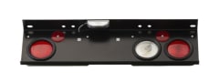 SOPORTE MÓDULO 3 FOCOS 4 PULG, 12V, CARCASA ACERO