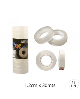 CINTA ADHESIVA CORE 18MMx20M SET 8U  /NUOVO1