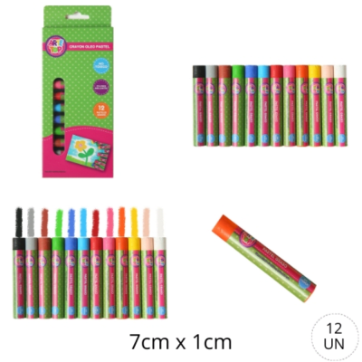 CRAYON OLEO 12 COLORES PASTEL / ARTETOP1