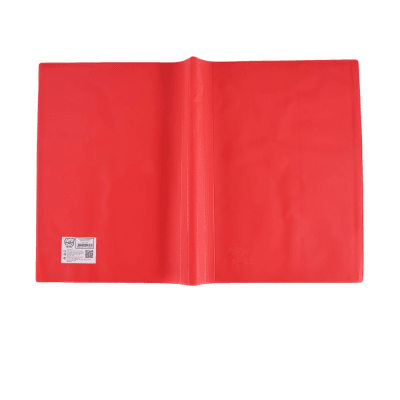 FORRO  PVC CUADERNO UNIVERSITARIO ROJO /ARTE TOP1