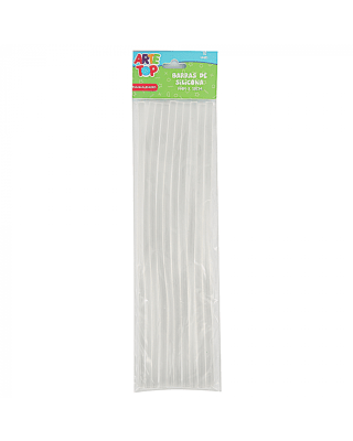 SET SILICONA EN BARRA  1O UNIDADES/ ARTE TOP1