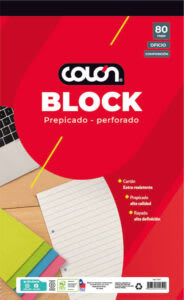 BLOCK COLON OFICIO COMPOSICIÓN /80 HOJAS1