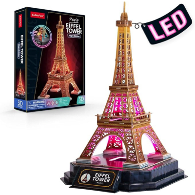 3D LED EIFFEL NIGH CUBICFUN1