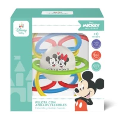 PELOTA CON ANILLOS FLEXIBLES DISNEY BABY1