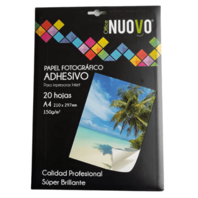 PAPEL FOTOGRAFICO ADHESIVO A4 150G / NUOVO1