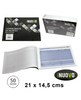 BLOCK REGISTRO DE INGRESO NUOVO 50HJS. /NUOVO1