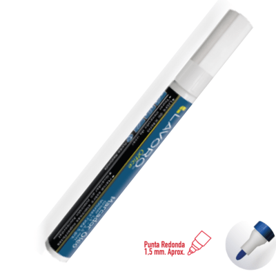 MARCADOR ÓLEO PERMANENTE BLANCO LAVORO1