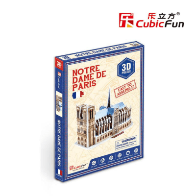 Francia Notre Dame Minaitura Armable Puzzle 3D 39 Piezas1