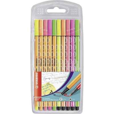 SET 10 ROTULADORES STABILO PEN 68 / PEN 881
