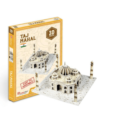 India Taj Mahal Miniatura Armable Puzzle 3D 39 Piezas CUBIC FUN1