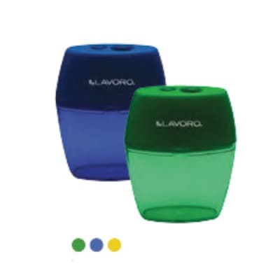 SACAPUNTA PLASTICO C/DEPOSITO 2 ORIFICIOS GRANDE1