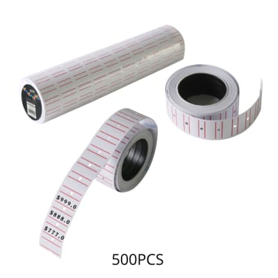 SATO BLANCO DOBLE LINEA ROJA 500PCS SET 10 Uds / NUOVO1