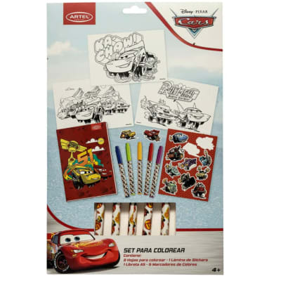 Set colorear Cars / ARTEL1