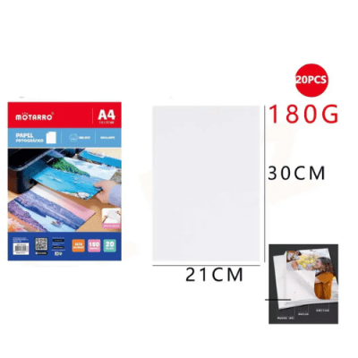 PAPEL FOTOGRAFICO ADHESIVO A4 180GRS1