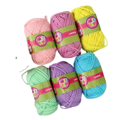 MADEJA LANA COLORES PASTEL 25G / ARTE TOP1