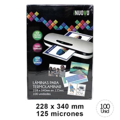 LAMINAS PARA TERMOLAMINAR A4 / NUOVO1