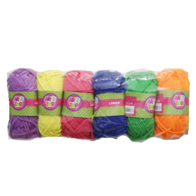 MADEJA LANA COLORES 25G / ARTE TOP1