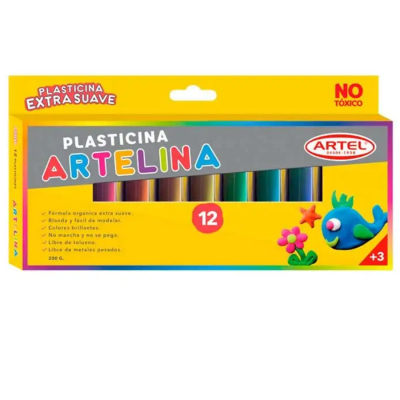 Estuche Plasticina 12 colores / ARTEL1