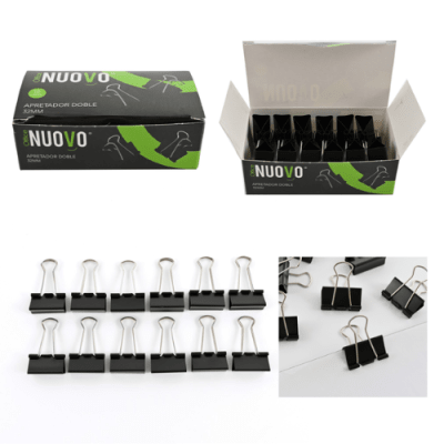 DOBLE CLIP 32MM SET 12U / NUOVO1