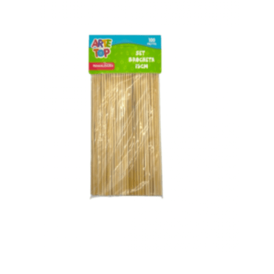 SET BROCHETA 3MM 15CM / ARTE TOP1