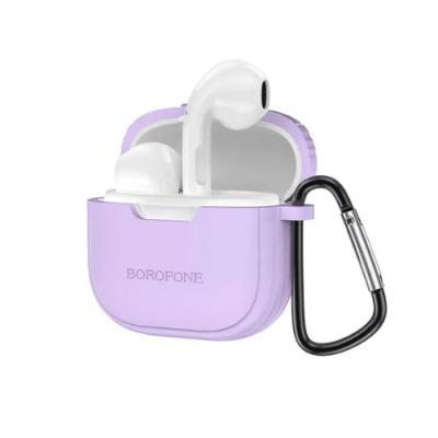 Audífono Inalámbrico Bluetooth Estuche 5.3 Tws Borofone Bw29 Color Violeta1