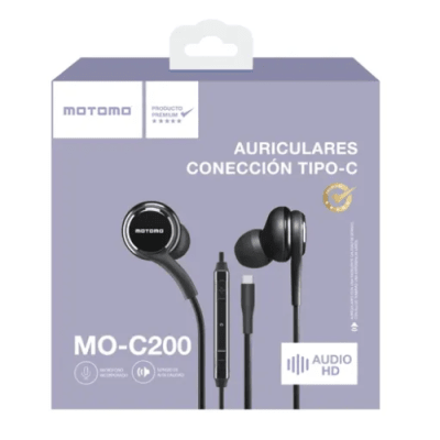 AUDIFONOS MOTOMO C200 TIPO C2