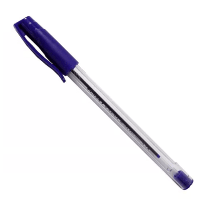 LAPIZ PASTA PUNTA MEDIA 1.0MM AZUL  TRANSPARENTE FULTON1