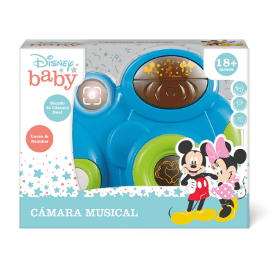 CAMARA MUSICAL C/LUZ DISNEY BABY1