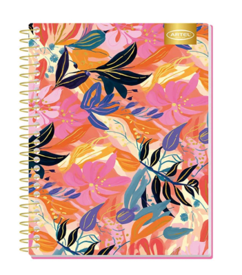 CUADERNO ESPECIAL 150 HOJAS FLORAL ARTEL1