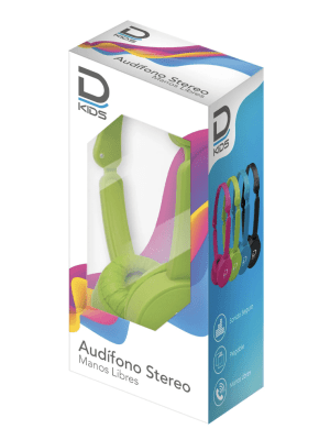 AUDIFONO INFANTIL STEREO MANOS LIBRES VERDE1