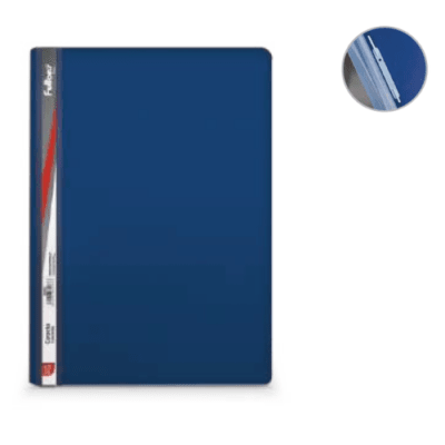 CARPETA CON ACCOCLIP OFICIO VINILICA AZUL / FULTONS1