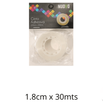 CINTA ADHESIVA ENVASE INDIVIDUAL 18MMx30M1