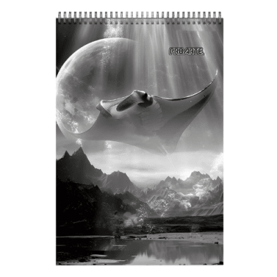 CROQUERA PROARTE BLACK 16X21 CM 80 HJ.1