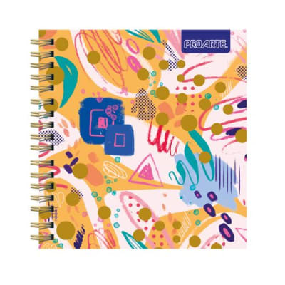 CUADERNO PROARTE ESPIRAL DUAL 200 HJ PUNTOS 17x17CM1