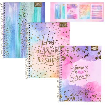 Cuaderno Especial 150 Hojas Fantasy Artel1