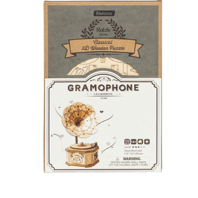 Maqueta Gramófono Robotime4